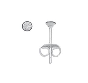 Ohrstecker - rund 3 mm