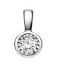 Solitär Kettenanhänger mit Brillant 0,18 WPI, 6mm