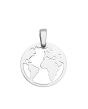 Weltkugel Anhänger, poliert