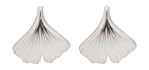 Ginkgoblatt - Ohrstecker