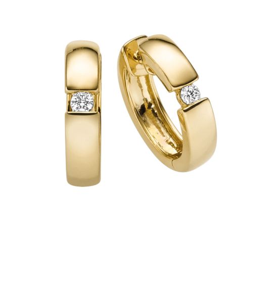 Brillantcreolen 0,06 WSI, 13mm