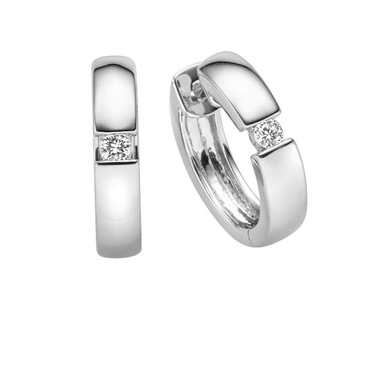 Brillantcreolen 0,06 WSI, 13mm