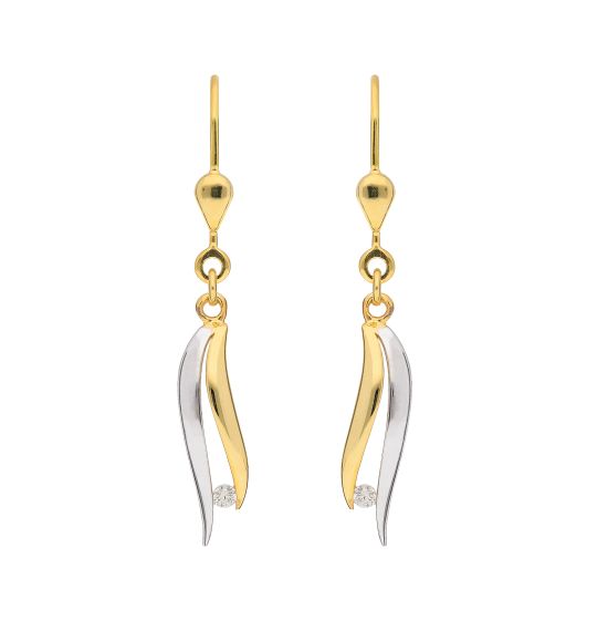 Ohrhänger mit Zirkonia