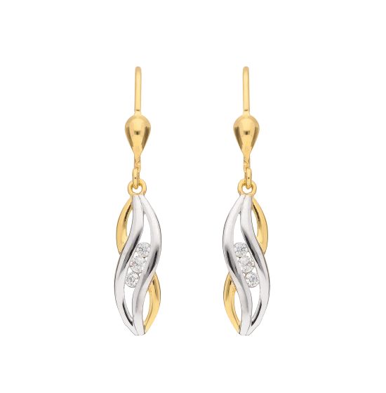 Ohrhänger mit Zirkonia