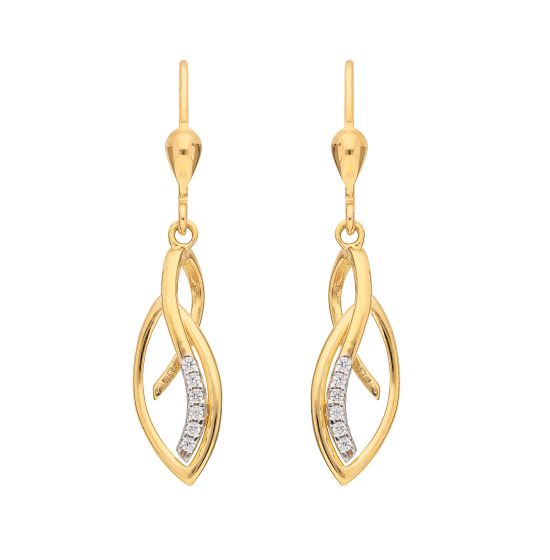 Ohrhänger mit Zirkonia