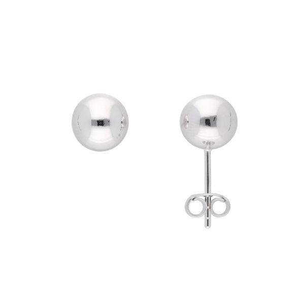 Ohrstecker Kugel 8 mm