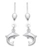 Delfin - Ohrhänger mit Brisur
