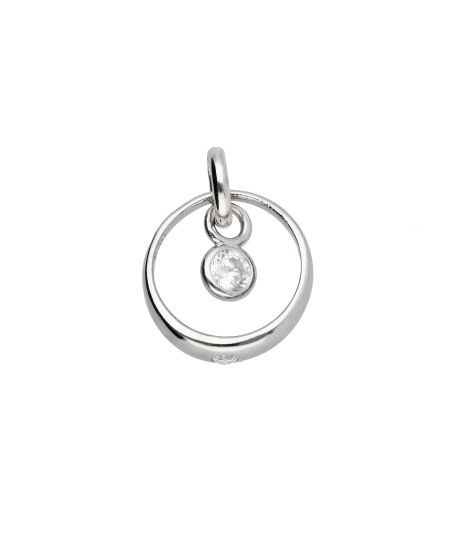 Taufring mit Zirkonia