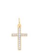 Kreuz Anhänger mit Zirkonia
