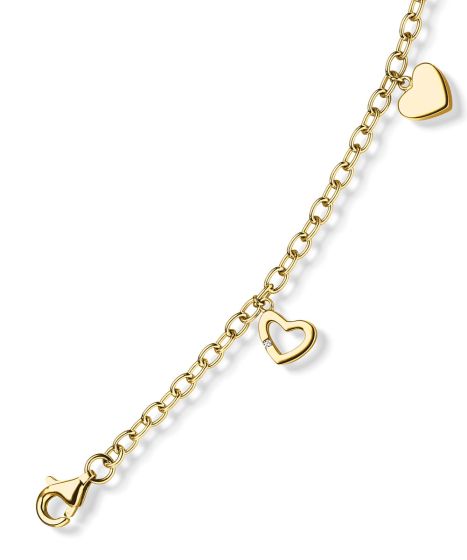 25-370 Armband mit Herzanhänger