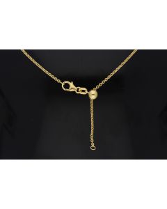 Anker rund - Collierkette 925/vergoldet