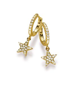 22-105 Creolen mit Sternen