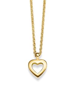 25-309 Collier mit Herz-Anhänger