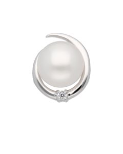 Anhänger mit Zirkonia/Süßwasserzuchtperle