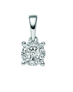 Diamant Anhänger 4,5mm, 0,05 WSI