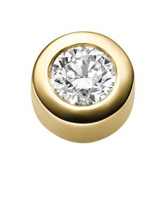 Kettenanhänger mit Brillant 0,5 WSI, 7,9mm