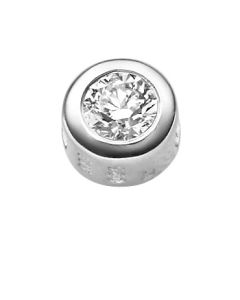 Kettenanhänger mit Brillant 0,25 WSI, 6,1mm