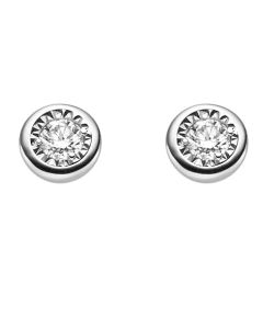 Brillantohrstecker 0,15 WSI, 5,1mm