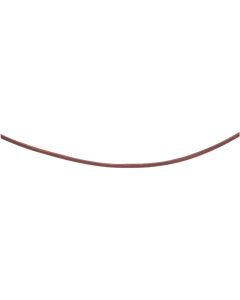 Collier aus Leder, braun, 1,5 mm, mit 925 Karabiner