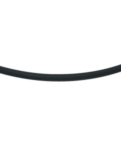 Collier aus Kautschuk, 4 mm, mit 925 Bajonett