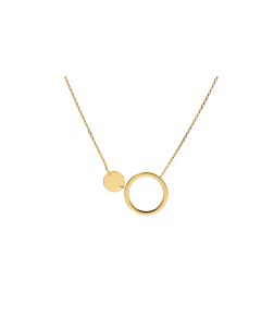 Anker diamantiert Kette 0,6 mm mit Zwischenteil