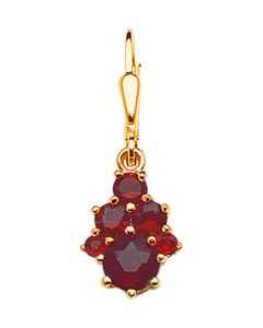 Ohrhänger mit Brisur