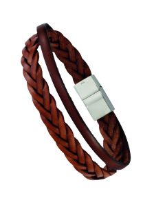 Lederarmband, zweireihig