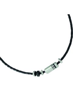 Kautschukkette mit Edelstahlanhänger