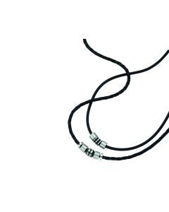 Kautschukkette mit Edelstahlanhänger