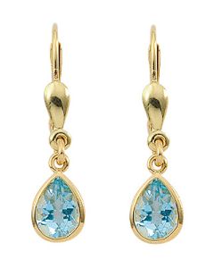 Ohrhänger mit Brisur