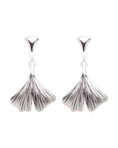 Ginkgoblatt - Ohrhänger mit Stift