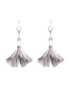 Ginkgoblatt - Ohrhänger mit Brisur