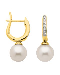 Creole mit Brillant und Süßwasserperle