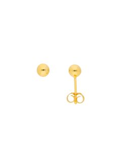 Kugel Sortiment Ohrstecker Silber 5 mm