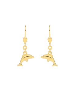 Delfin - Ohrhänger mit Brisur