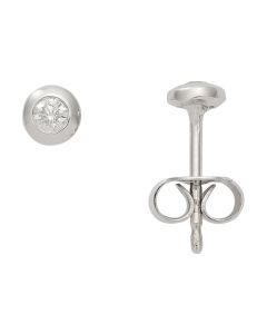 Ohrstecker - rund 4 mm