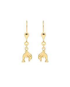 Delfin - Ohrhänger mit Brisur