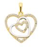 Herz Anhänger mit Zirkonia