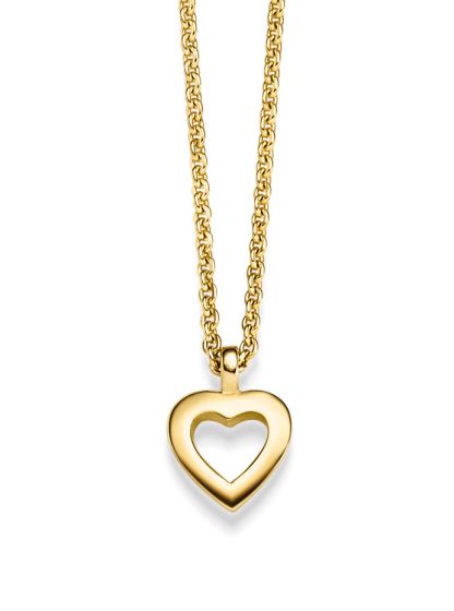 25-309 Collier mit Herz-Anhänger
