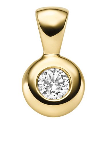 Brillant Anhänger 0,2 WSI, 7,5mm