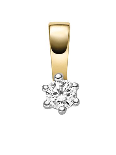 Solitär Anhänger 0,15 WSI, 4,2mm