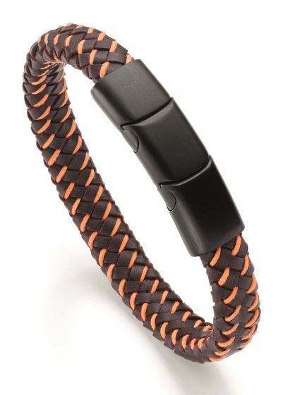 Lederarmband, zweireihig