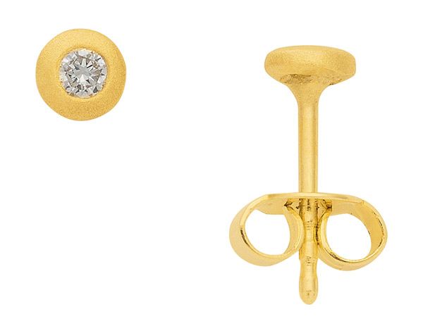 Ohrstecker - rund 4 mm