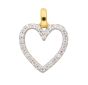 Herz Anhänger mit Zirkonia