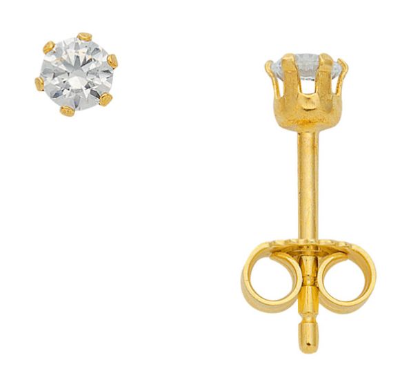 Ohrstecker - rund 3,5 mm