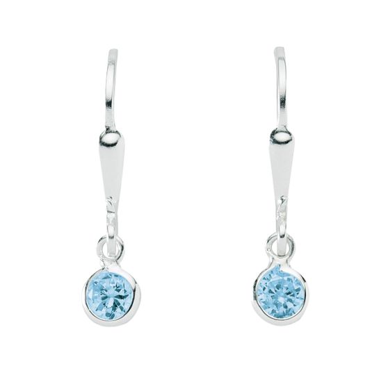 Ohrhänger mit Brisur