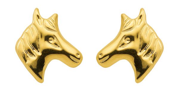 Pferdekopf - Ohrstecker