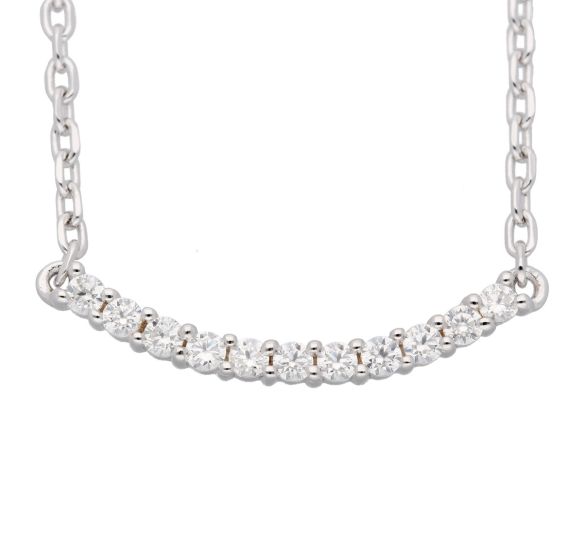 Anker diamantiert Kette 1,6 mm mit Mittelteil