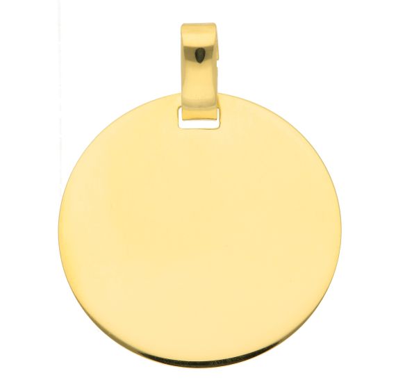 18 mm runde - Gravurplatte