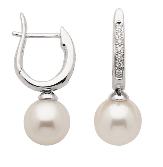 Creole mit Brillant und Süßwasserperle